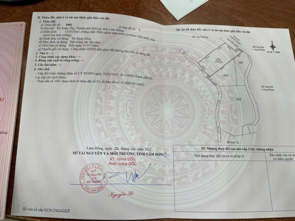 Ban khu homestay cà phê Đà Lạt