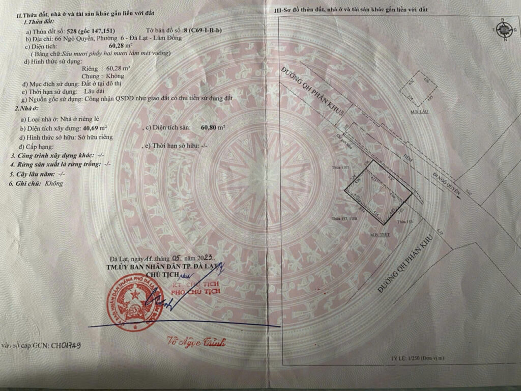 Bán nhà Ngô Quyền Đà Lạt