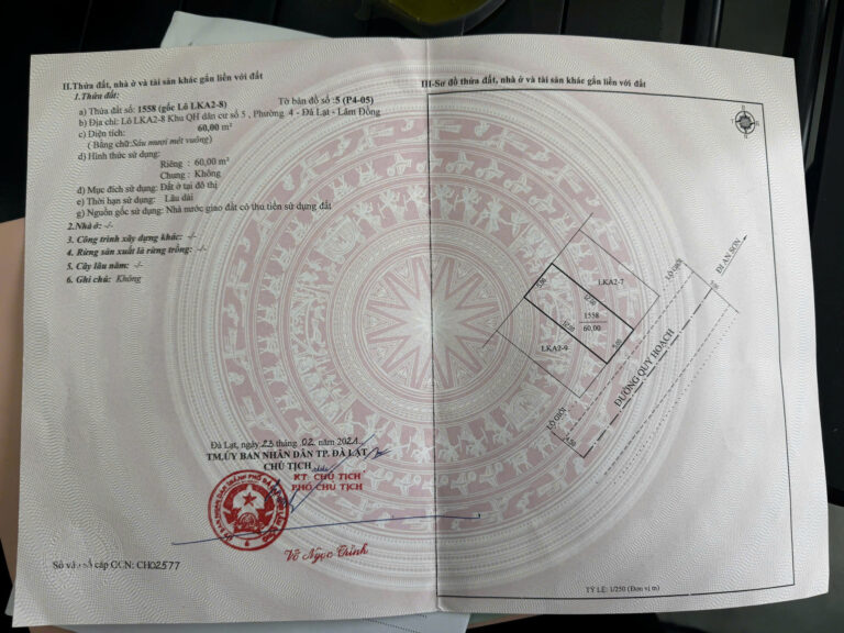 Bán đất an sơn đà lạt