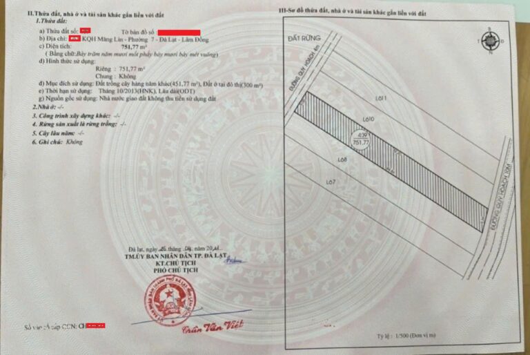 Bán đất mặt tiền Đà Lạt
